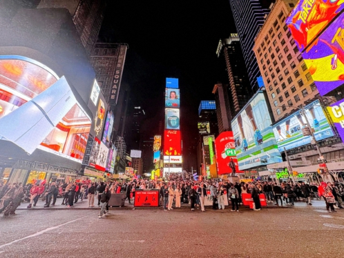 No Jaywalking on Times Square