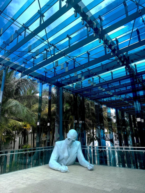 Le Corbusier by Xavier Veilhan.